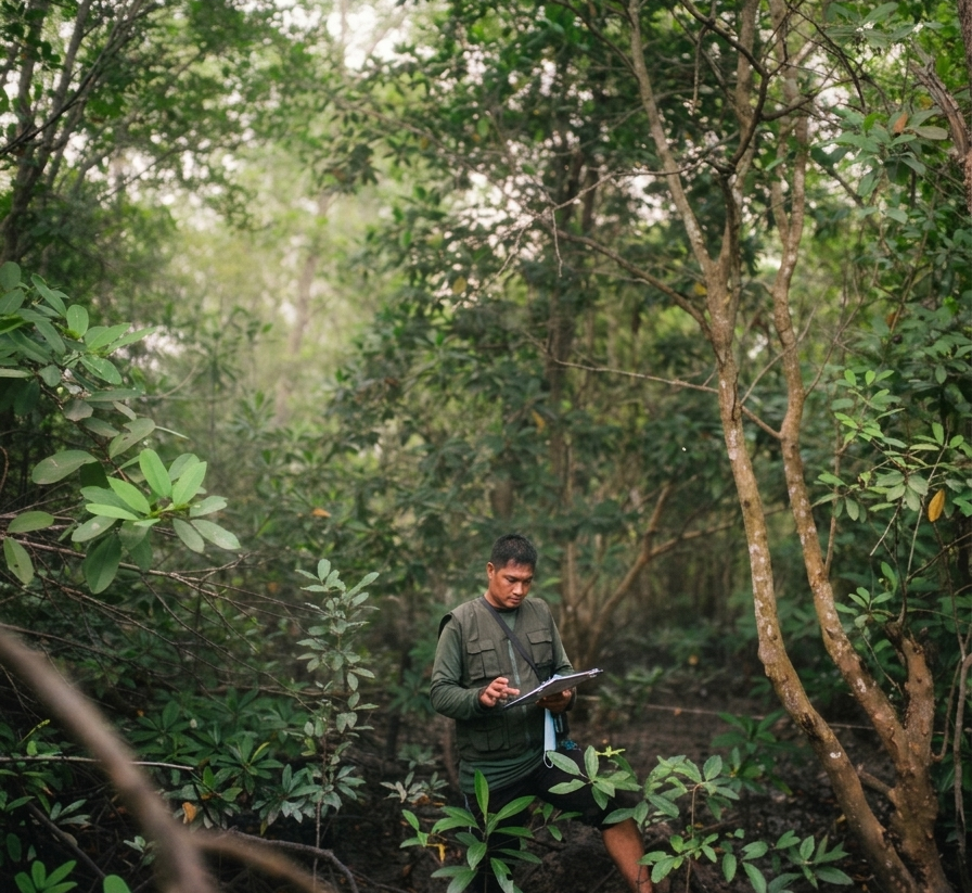 Pemantauan Ekologis Mangrove